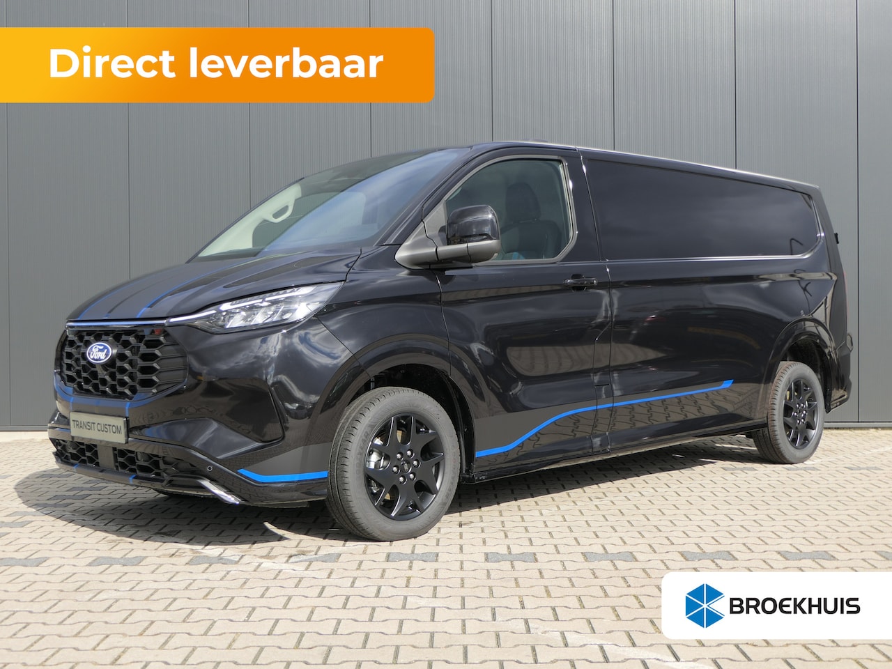 Ford Transit Custom - 320 2.5 PHEV L2H1 Sport | B&O | Trekhaak | 360 Camera | Adaptive Cruise | Elektrische Stoe - AutoWereld.nl