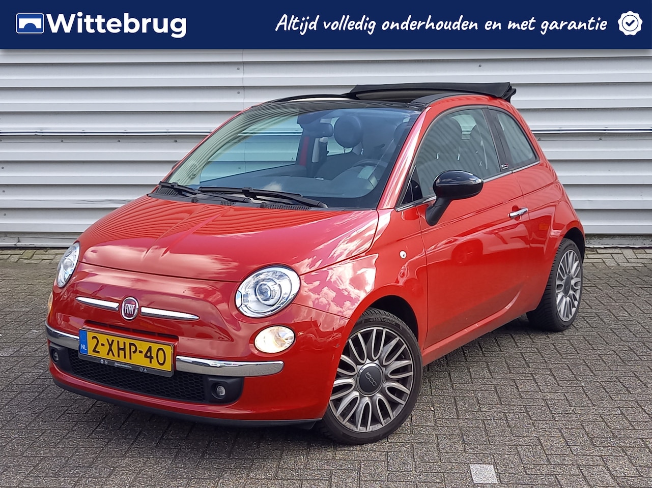 Fiat 500 C - 0.9 TwinAir Turbo Cult Luxe cabrio met lederen bekleding! - AutoWereld.nl