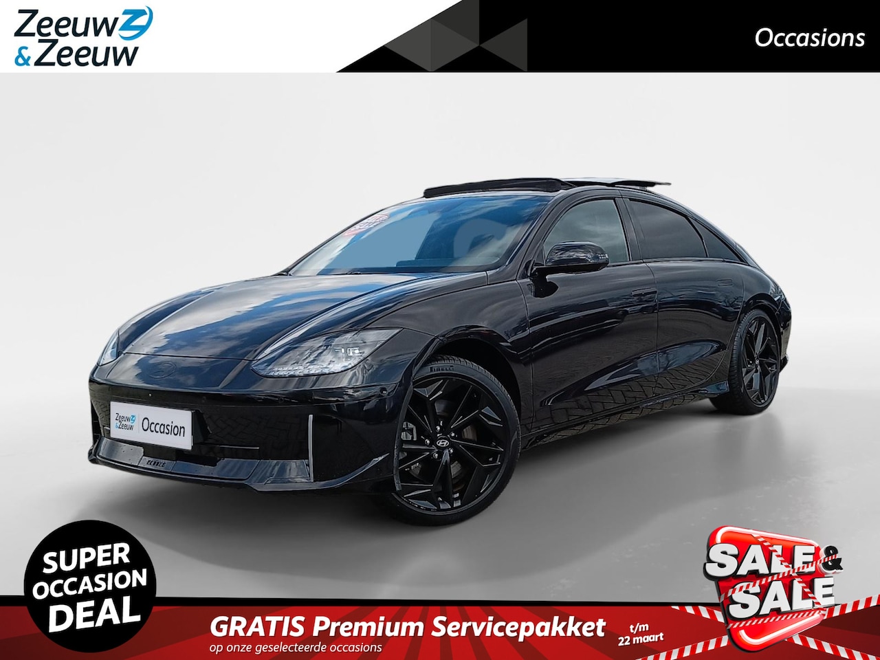 Hyundai IONIQ 6 - First Edition AWD 77 kWh DARK EDITION | 1E EIGENAAR | 15.000KM!!! - AutoWereld.nl