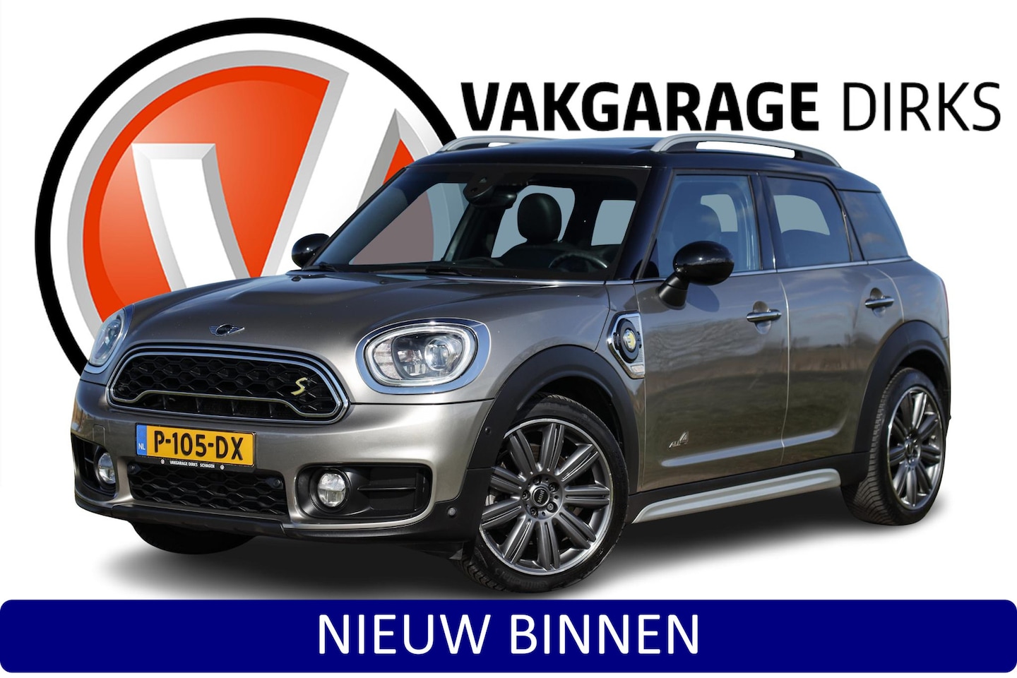 MINI Countryman - Mini 2.0 Cooper S E ALL4 Chili ✅ Leder ✅ Pano ✅ ACC - AutoWereld.nl