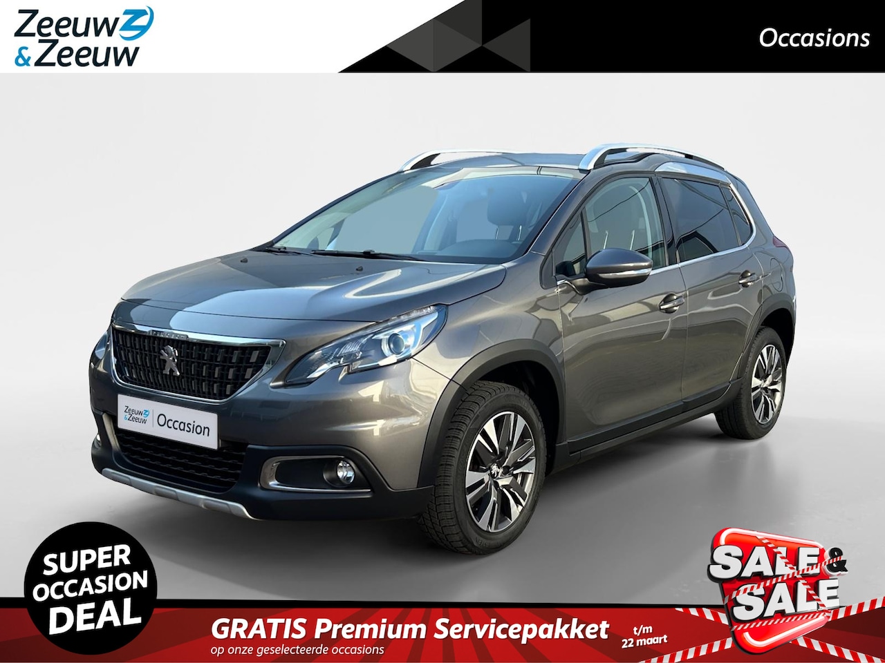 Peugeot 2008 - 1.2 PureTech Allure | Navigatie | Climate | Cruise | Parkeersensoren | Hoge Instap - AutoWereld.nl