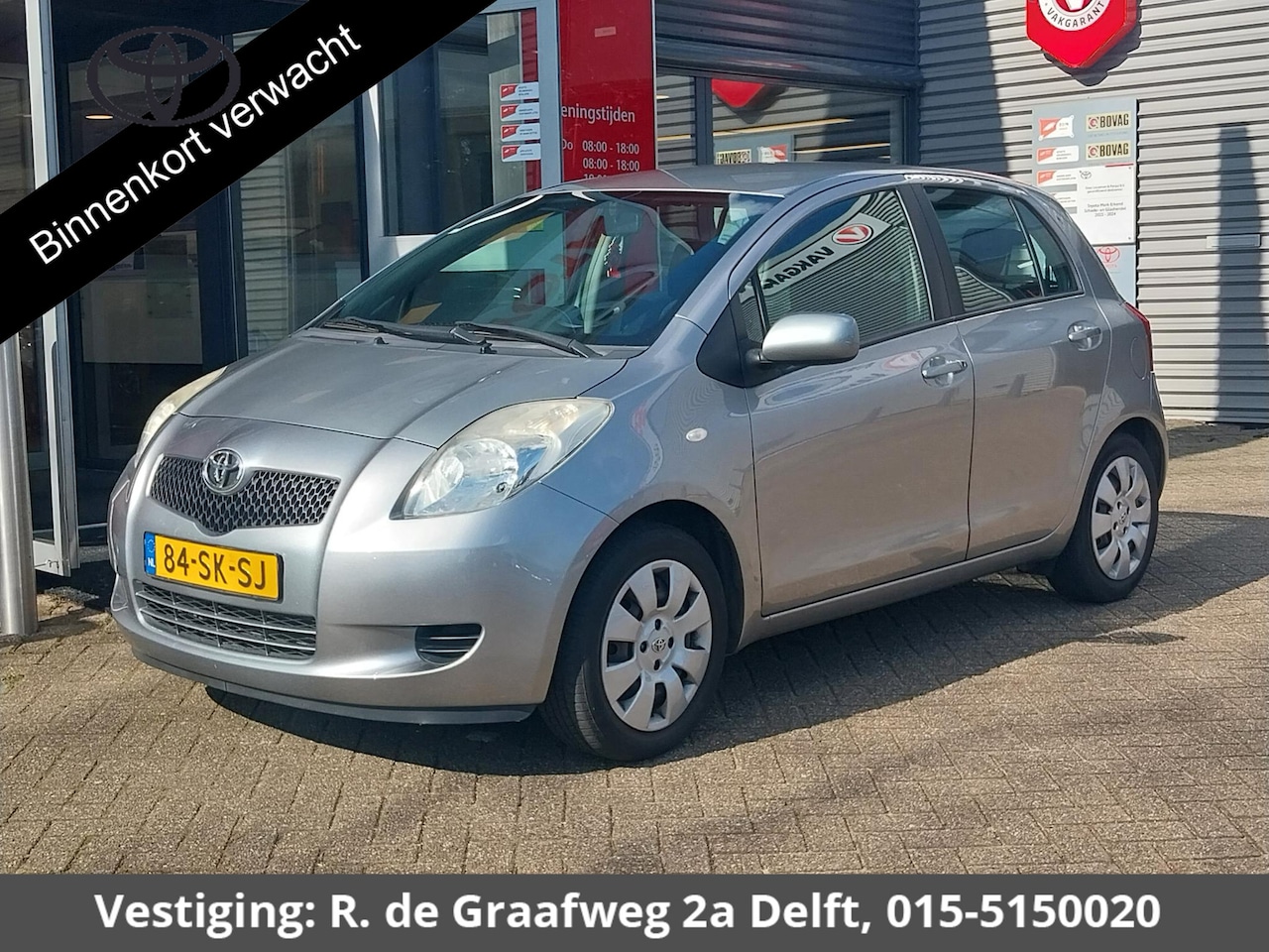 Toyota Yaris - 1.3 VVTi Sol MMT Automaat | Airco | Elektrische Ramen | - AutoWereld.nl