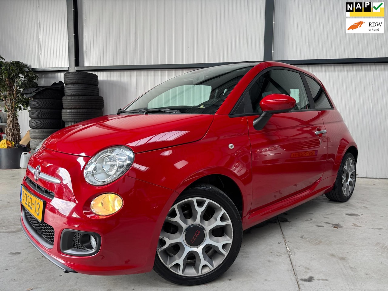 Fiat 500 C - 0.9 TwinAir Turbo 500S Virtual Xenon Parkeersensor Leder - AutoWereld.nl