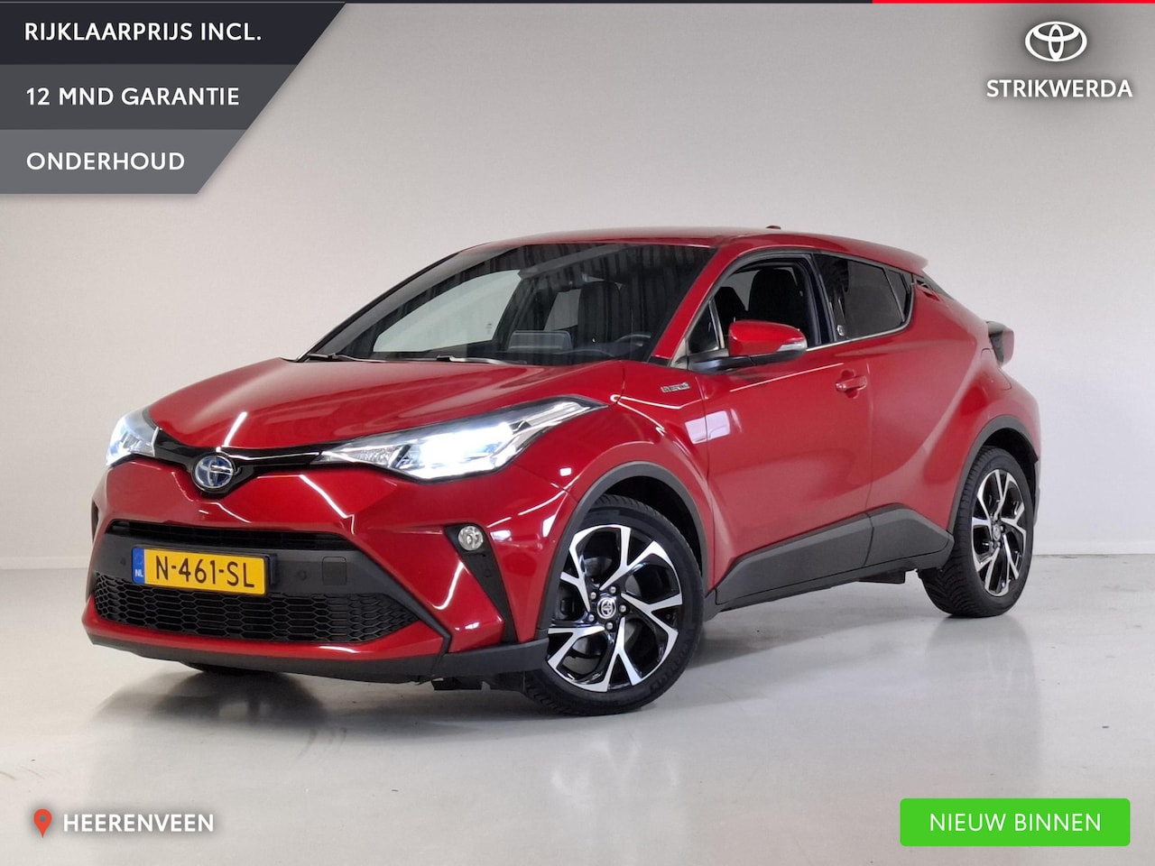 Toyota C-HR - 1.8 Hybrid Business Plus | Trekhaak | dodehoekdetectie | stoel/stuur verwarming | Carplay - AutoWereld.nl