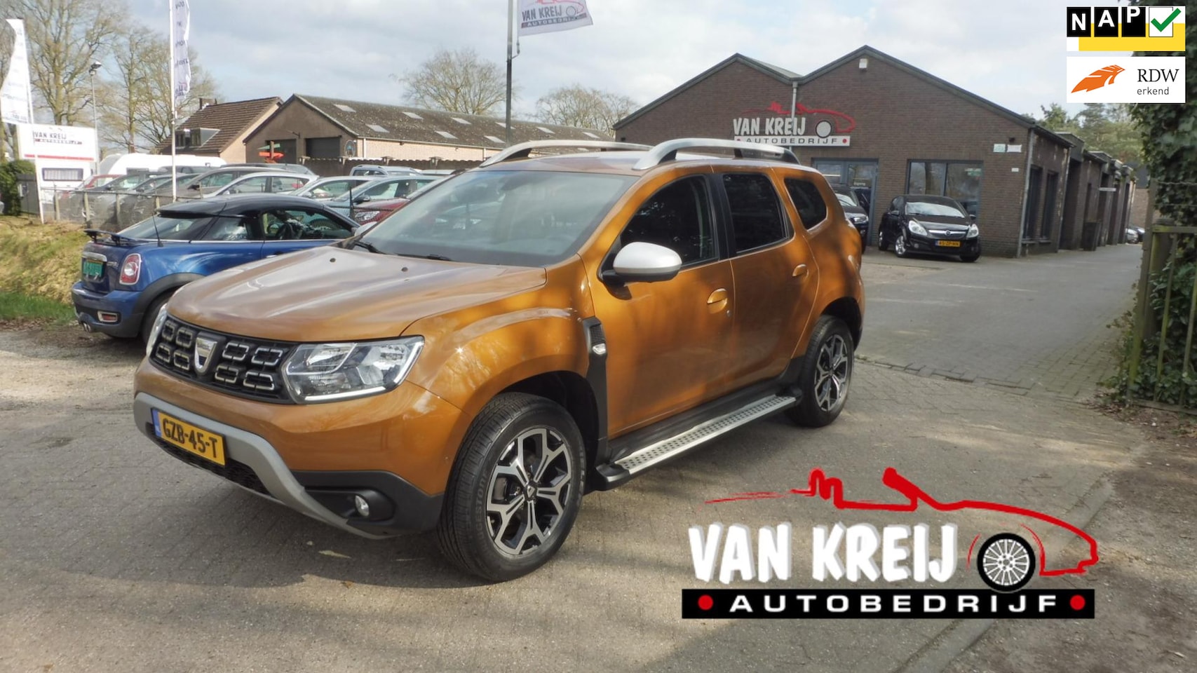 Dacia Duster - 1.2 TCe Prestige 1.2 TCe Prestige, Navi, Camera, Leder, Clima - AutoWereld.nl