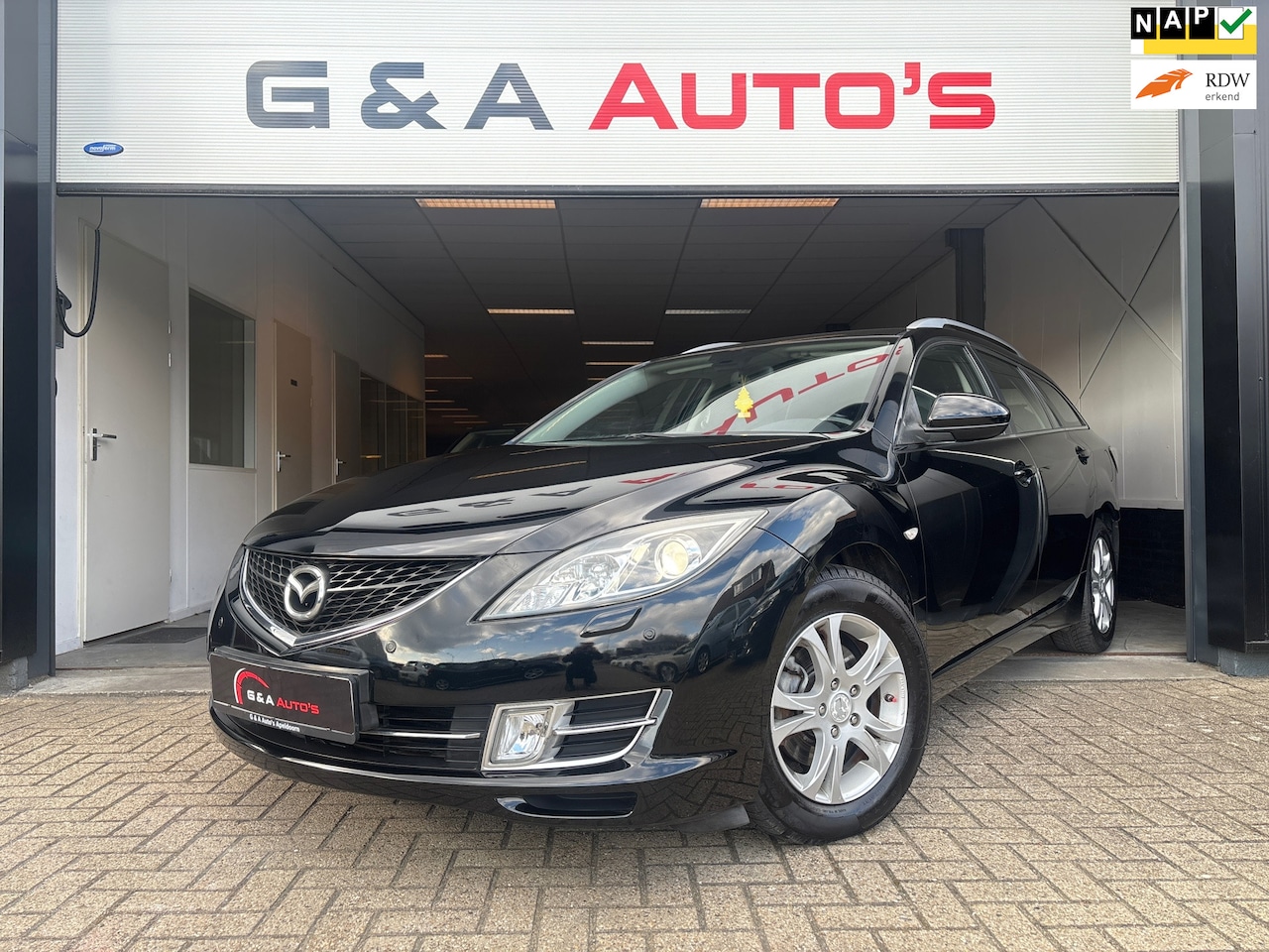 Mazda 6 Sportbreak - 2.5 / AIRCO / CRUISE CTRL / PDC / LEDER / VOLLE AUTO!! - AutoWereld.nl