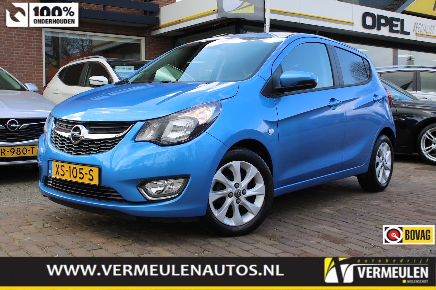 Opel Karl - 1.0 75PK Innovation + 15"/ Clima/ Cruise/ Navi/ CarPlay/ Winterpakket/ NL auto - AutoWereld.nl