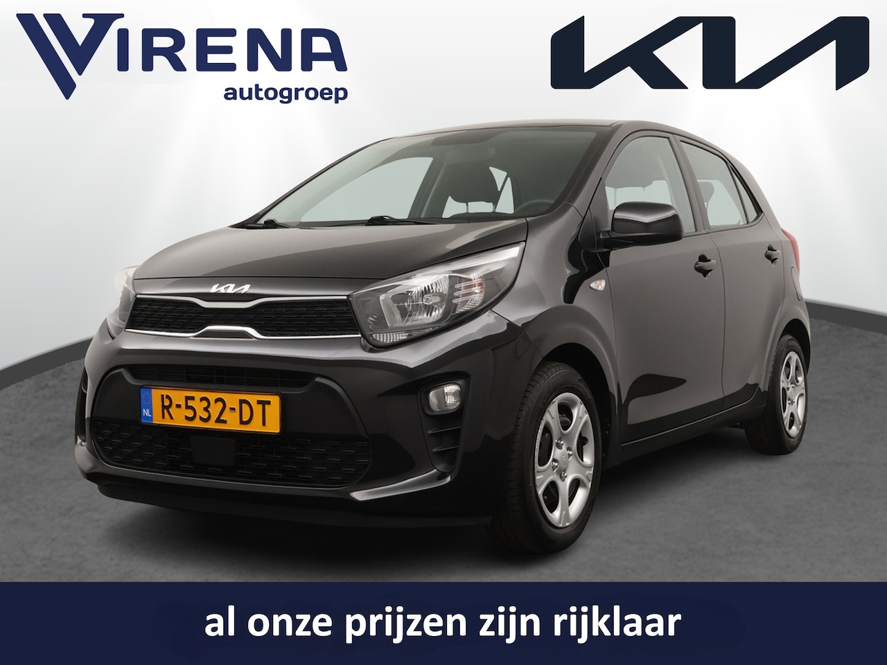 Kia Picanto - 1.0 DPi ComfortLine - Airco - Cruise Control - Elektrische ramen - Multi functioneel stuur - AutoWereld.nl