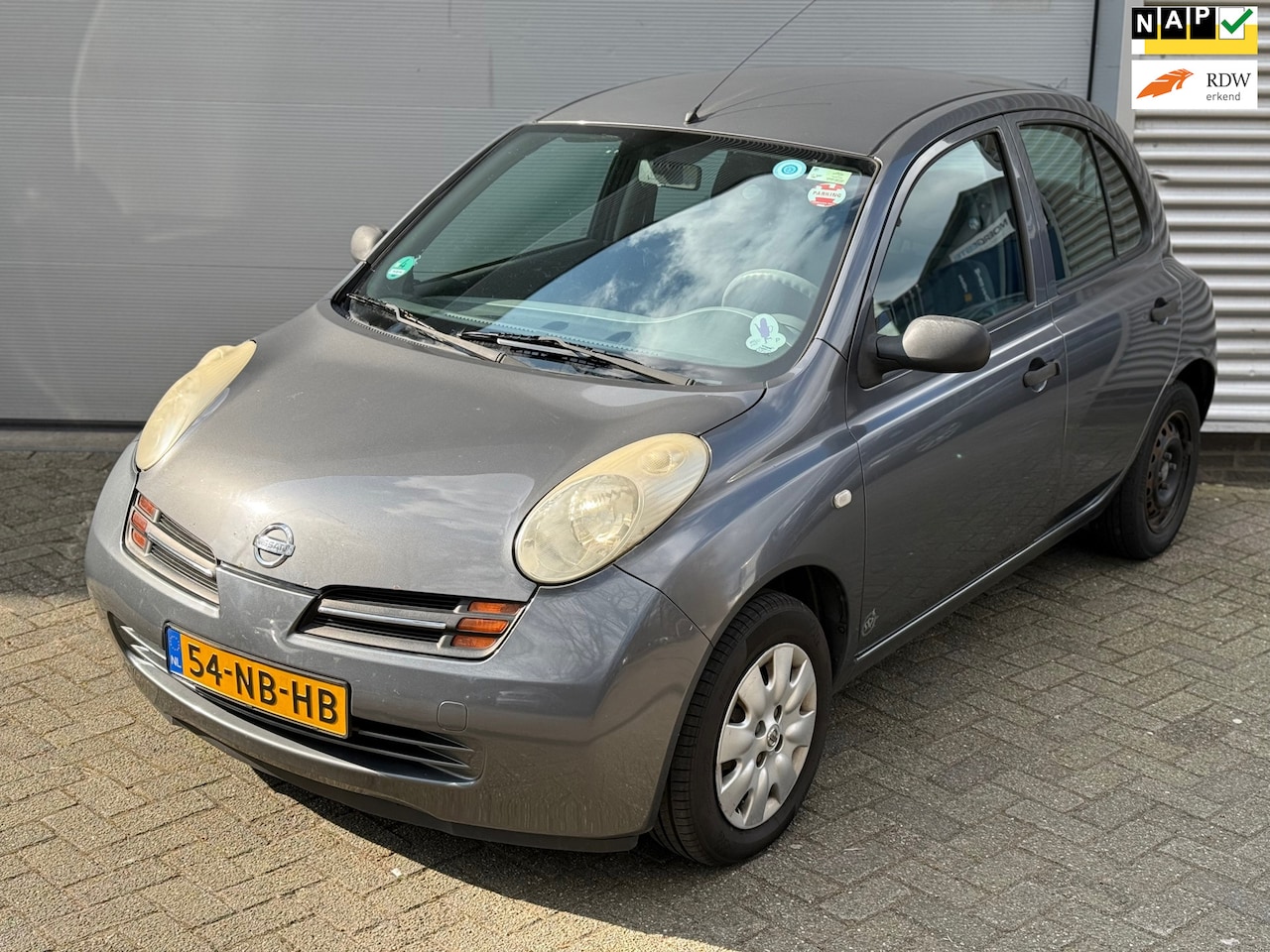 Nissan Micra - 1.2 Visia l Airco l Electr ramen l Rijdt & Schakelt goed l - AutoWereld.nl