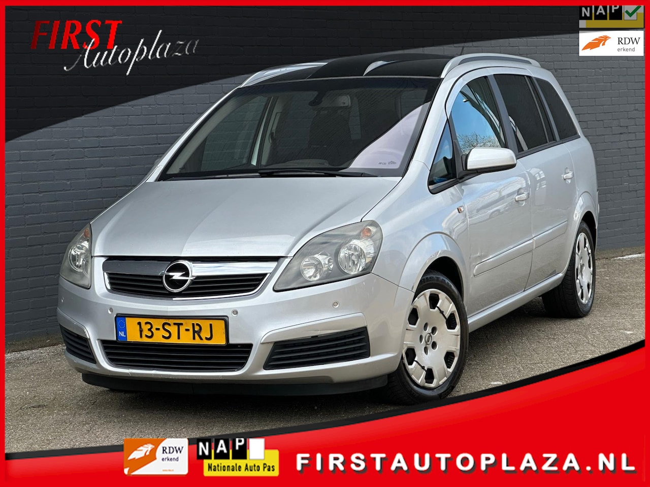 Opel Zafira - 2.2 Executive AUTOMAAT 7-PERSOONS NAVI/PANO/CRUISE - AutoWereld.nl