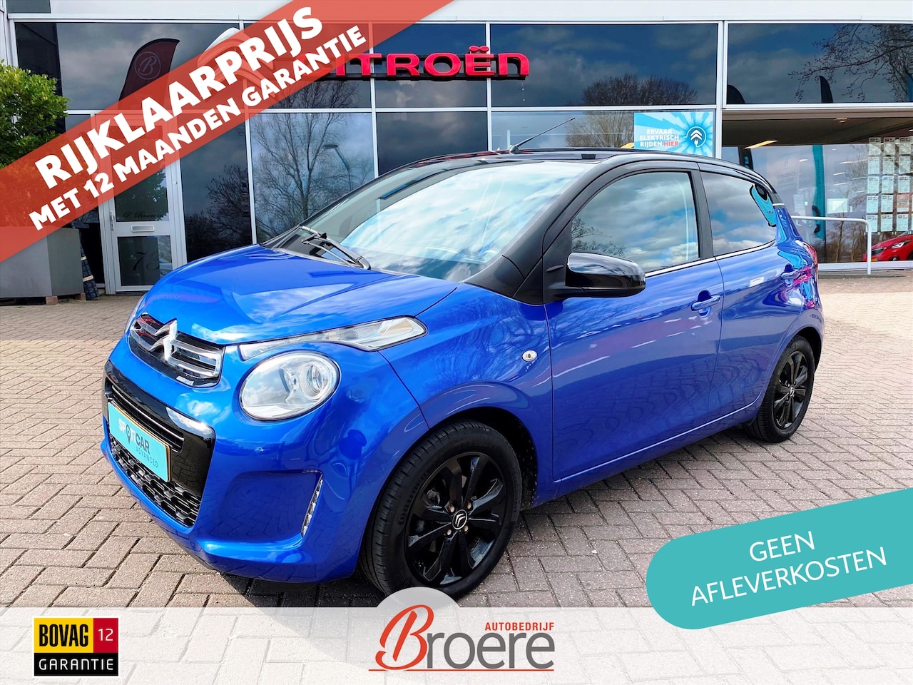 Citroën C1 - 1.0 VTi 72PK 5D Shine | climate control, dab, 15 inch velgen, touchscreen audio, bluetooth - AutoWereld.nl