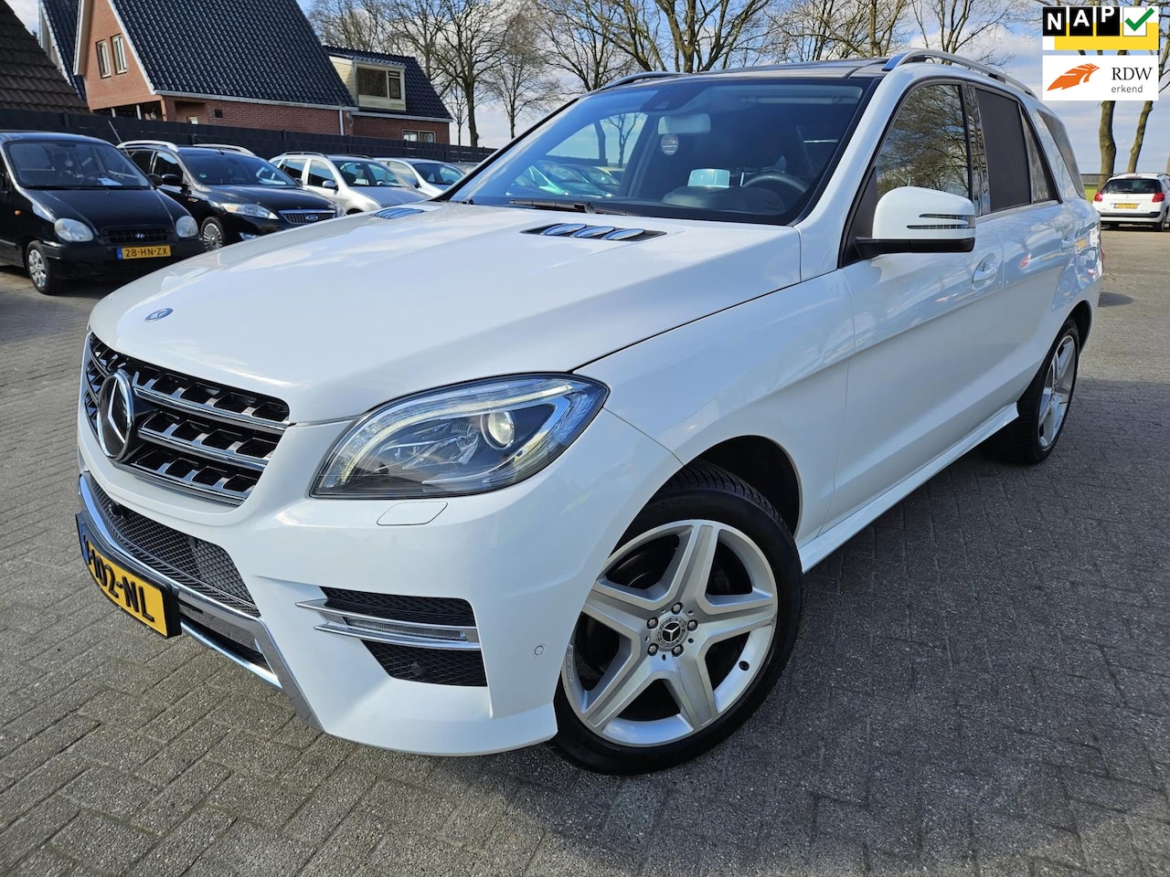 Mercedes-Benz ML-klasse - 350 BLUETEC 4MATIC 2014. Grijs kenteken/Automaat/Trekhaak/Leder/Climate/Cruise/Xenon etc. - AutoWereld.nl