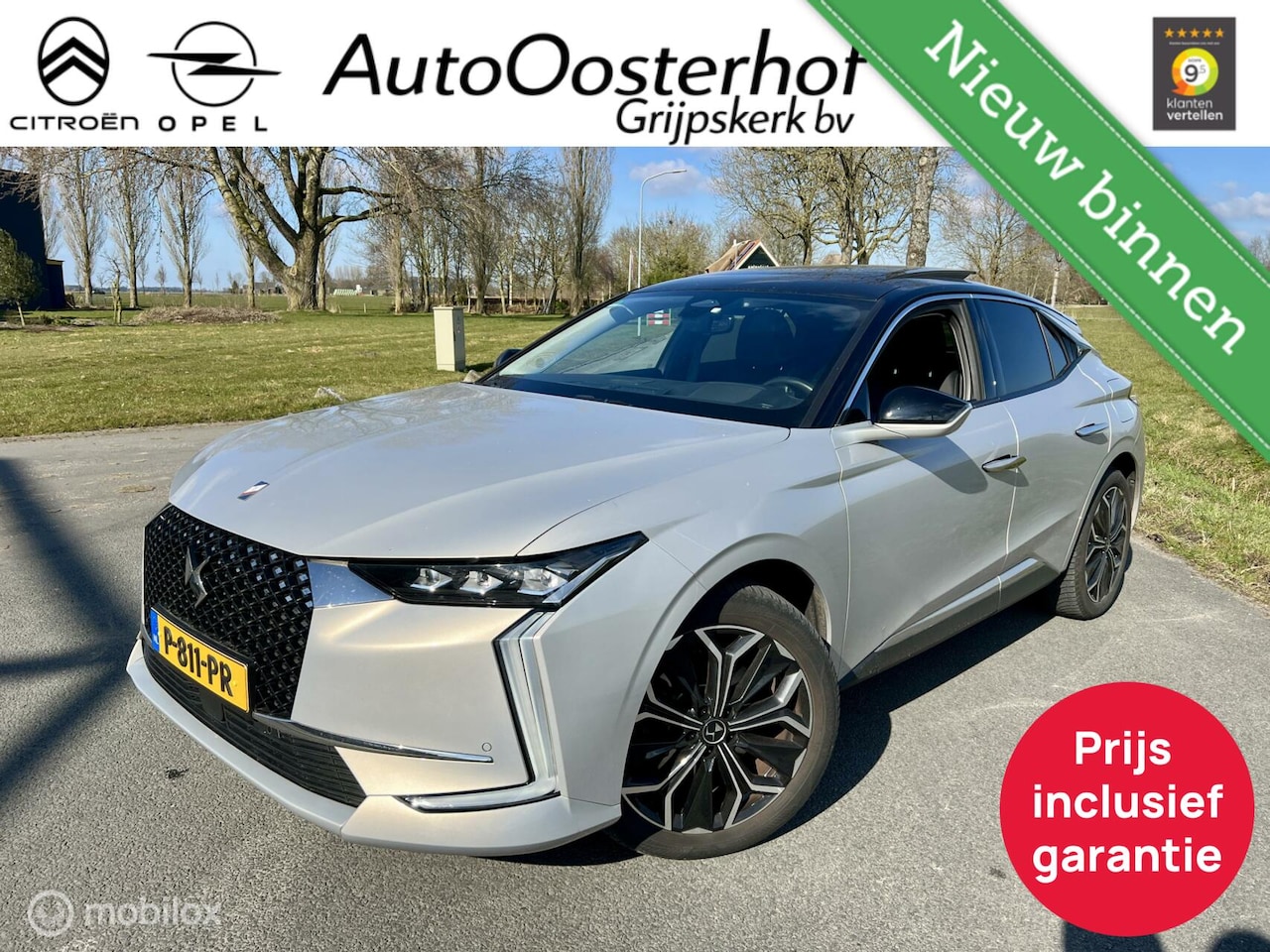 DS 4 - E-Tense Trocadero PANO 225pk Plug-in Hybride - AutoWereld.nl