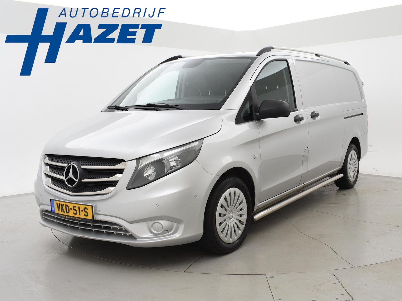 Mercedes-Benz Vito - 119 CDI 190 PK LANG AUT. + 2 SCHUIFDEUREN EURO 6 + LEDER | STANDKACHEL | STOELVERW. - AutoWereld.nl