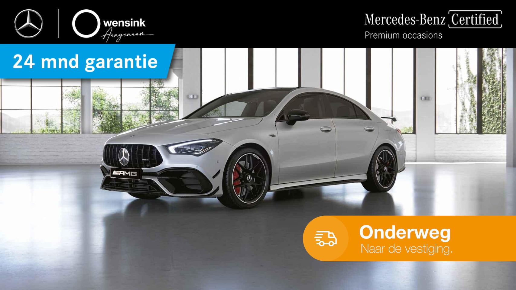 Mercedes-Benz CLA-Klasse - AMG 45 S 4MATIC+ Premium Plus | Night | Panoramadak | Aeropakket plus | Burmester | Head-u - AutoWereld.nl