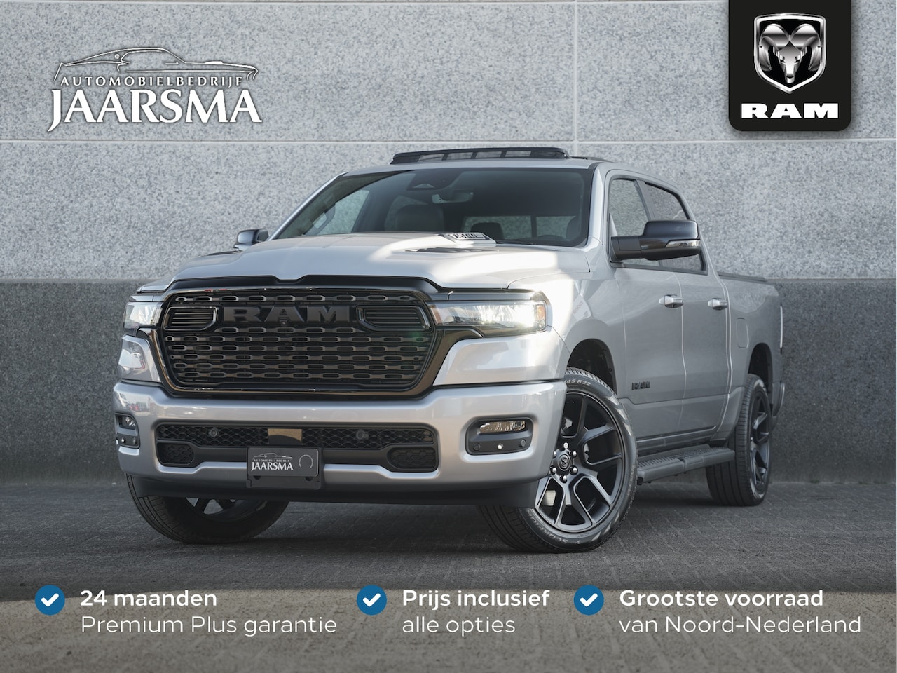 Dodge Ram 1500 - Sport Night Edition 3.0 STT 420pk CrewCab |Passenger Display |14.4 inch navigatie |Inc. LP - AutoWereld.nl