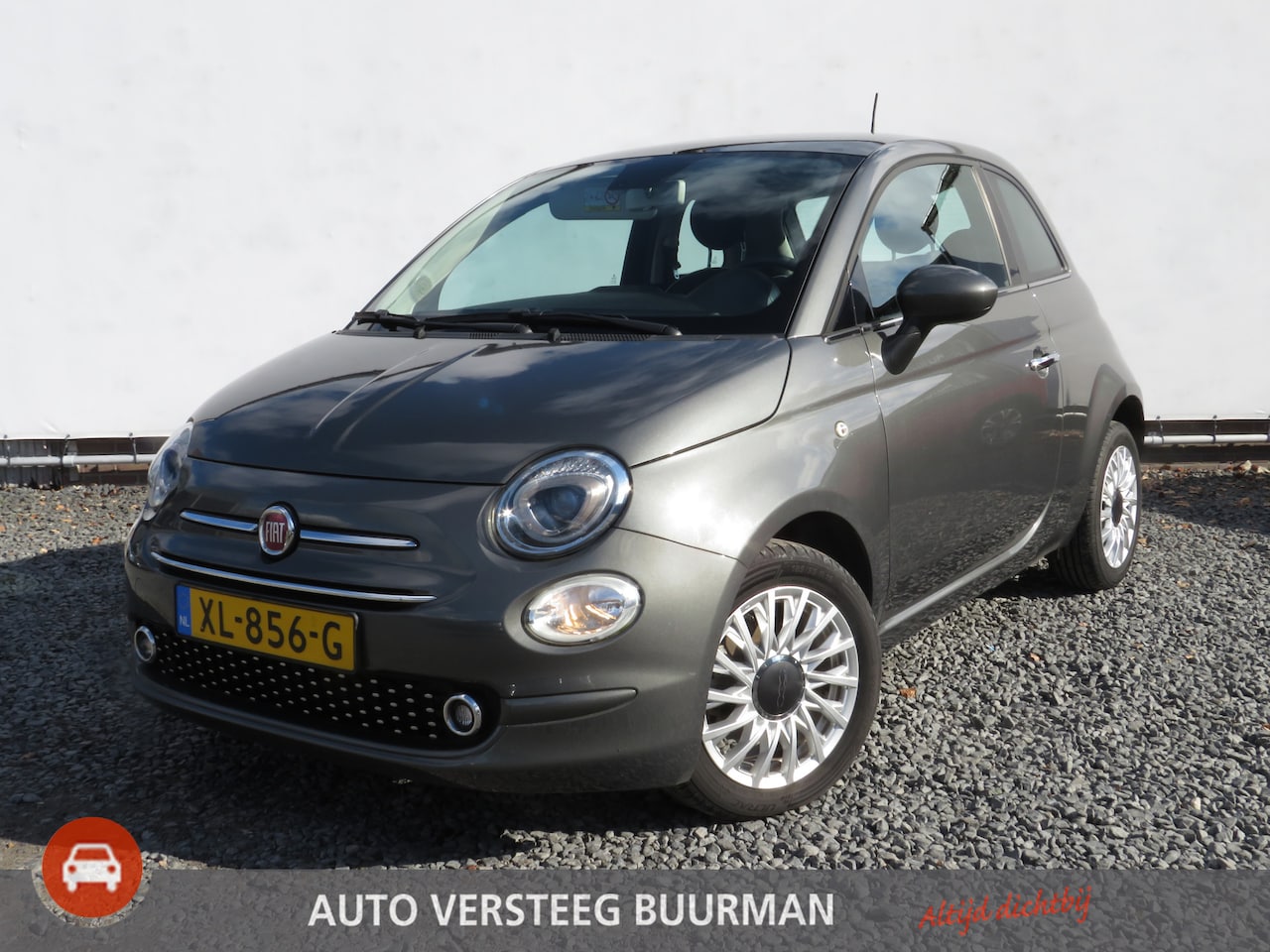 Fiat 500 - 1.2 Lounge 1.2 Lounge, Parkeersensoren, Panoramadak, Bluetooth, Regensensor - AutoWereld.nl