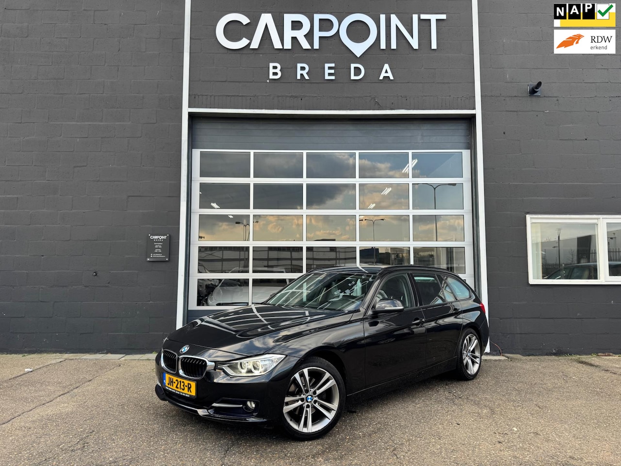 BMW 3-serie Touring - 320d High Executive 320d High Executive, HUD, GROOT NAVI, LEER - AutoWereld.nl