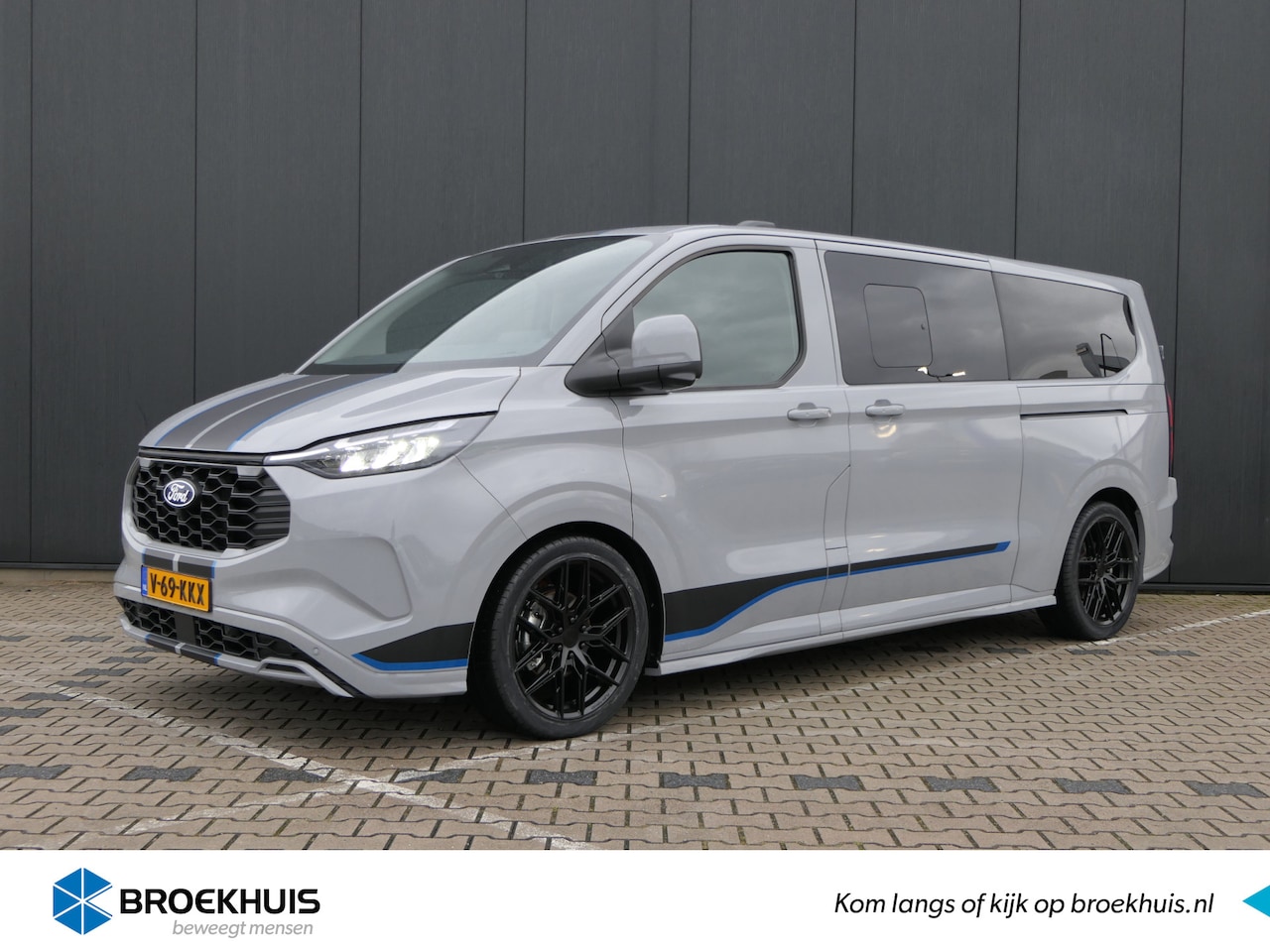 Ford Transit Custom - 320 2.5 PHEV L2H1 Sport DC | Dubbele Cabine | Plug-In Hybrid | Elektrische Schuifdeuren | - AutoWereld.nl