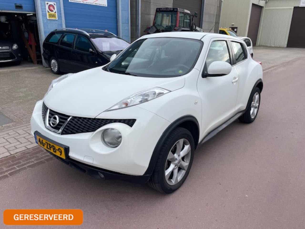 Nissan Juke - 1.6 Acenta 2013 Clima + 17" LMV 186.223km NAP Leuke auto van de 2e eigenaar. Boekjes zijn - AutoWereld.nl