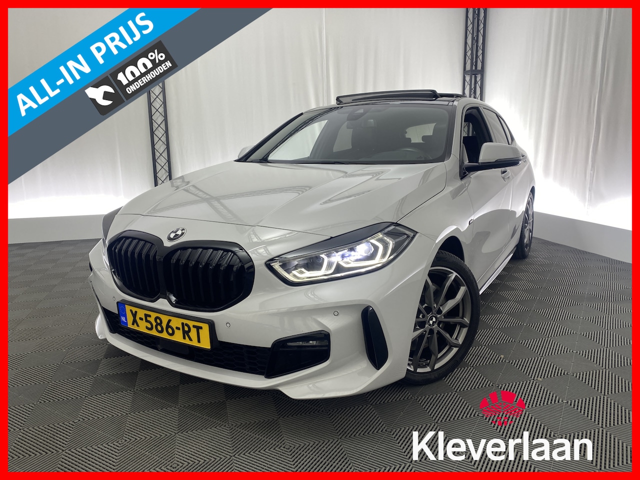 BMW 1-serie - 120i High Executive M-Sport Automaat 180 pk | Custom Wrap | Leder | Pan. dak | Apple CarPl - AutoWereld.nl