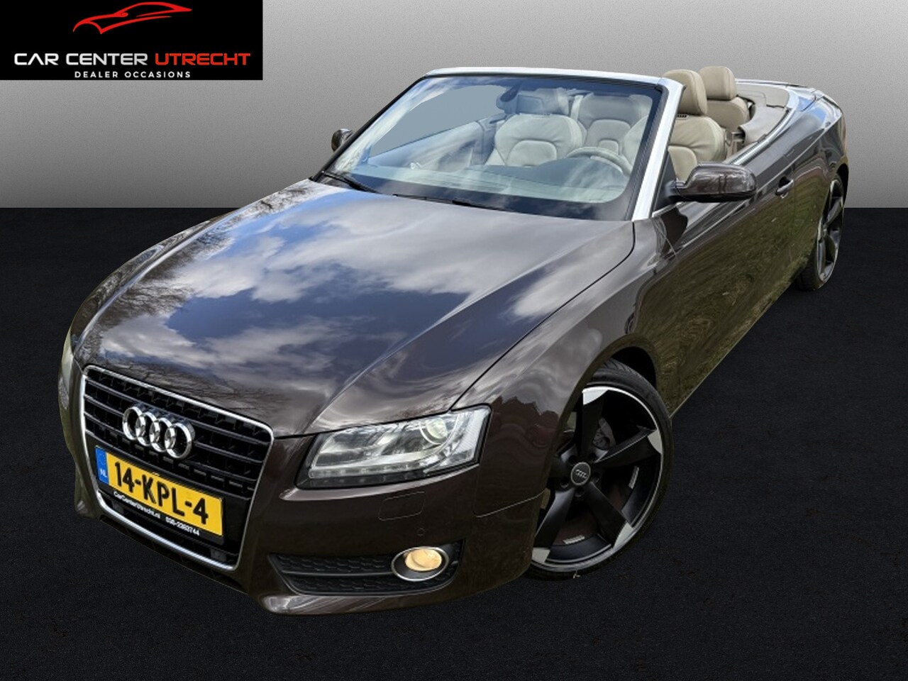 Audi A5 Cabriolet - 2.0 TFSI Pro Line LEER|AIRCO|NAVI|CD - AutoWereld.nl