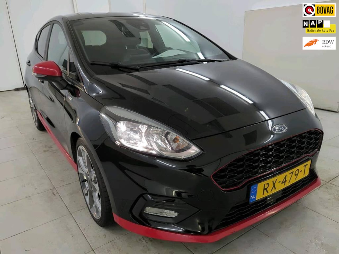 Ford Fiesta - 1.0 EcoBoost ST-Line+Leder+B&O-Sound+Navigatie+privacy-Glass+18"lmv Michelin = TOP !! - AutoWereld.nl