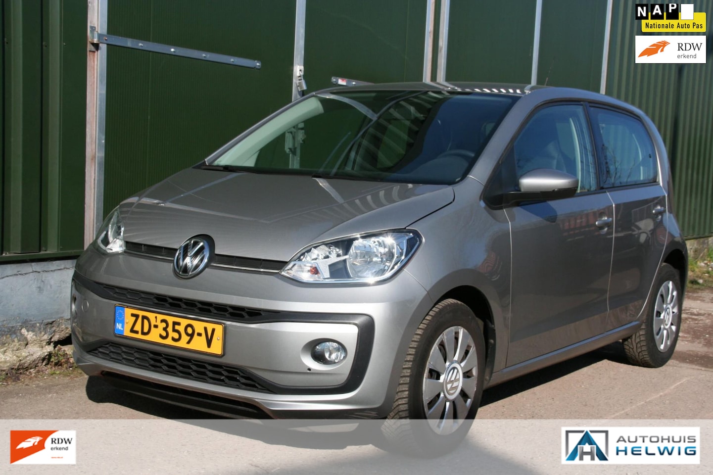 Volkswagen Up! - 1.0 BMT high up! AUTOMAAT, AIRCO, LEER STOELVERWARMING - AutoWereld.nl