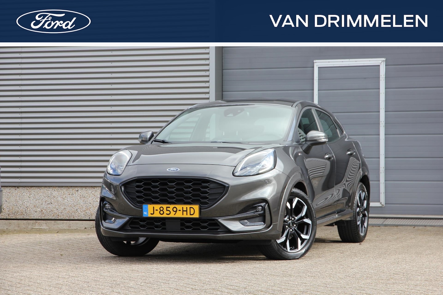 Ford Puma - 1.0i Ecoboost 125pk automaat ST-Line 'Magnetic Grey' | B&O | Rijklaar! - AutoWereld.nl