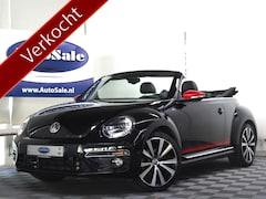 Volkswagen Beetle Cabriolet - 1.4 TSI DSG R-Line LEDER DAB BT XENON PDC CRUISE STOELVW '16