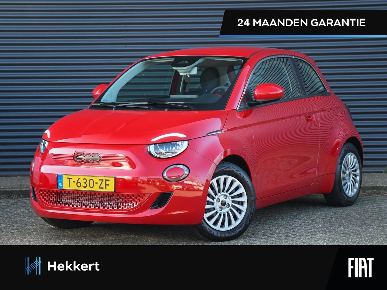 Fiat 500 - RED 24 kWh 95pk Automaat 22KM! | NAVI | DAB | USB | CRUISE.C | DIGITAAL DASHBOARD - AutoWereld.nl