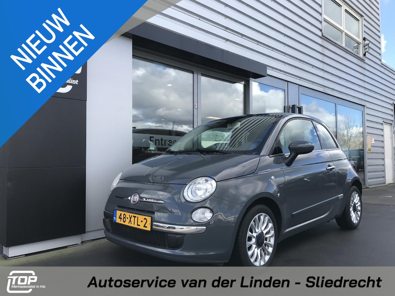 Fiat 500 - 0.9 TwinAir Lounge Open dak - AutoWereld.nl