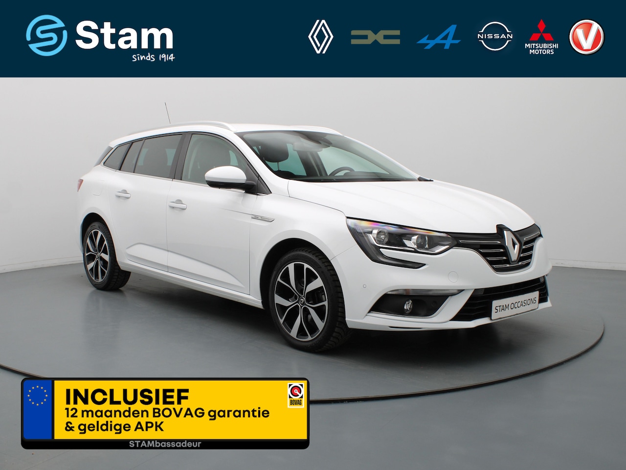 Renault Mégane Estate - TCe 115pk Bose Camera | Climate | Cruise | Parkeersens. v+a | 17" Velgen - AutoWereld.nl