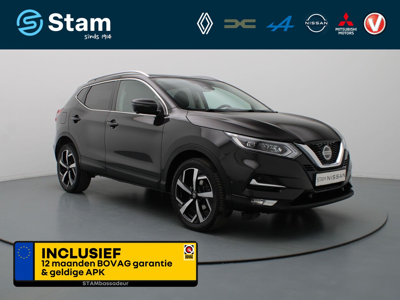 Nissan Qashqai - 1.3 DIG-T Tekna 360° Camera | Adapt. Cruise | Parkeersens. v+a | Stoel-/voorruitverw. | Pa - AutoWereld.nl