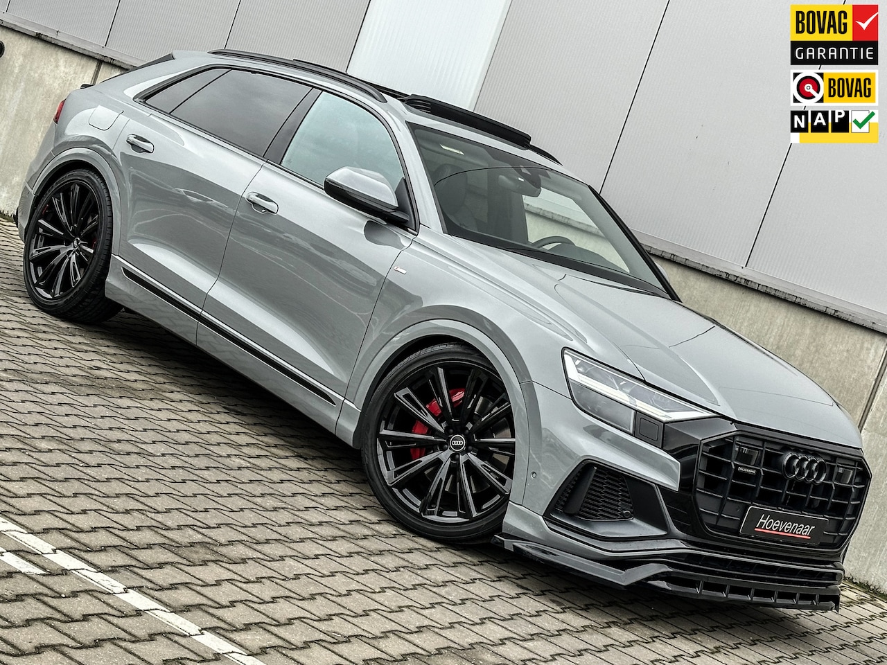 Audi Q8 - 55 TFSI E 381Pk Exclusive Nardo 23Inch SQ8 dif Rs-int Black optic - AutoWereld.nl