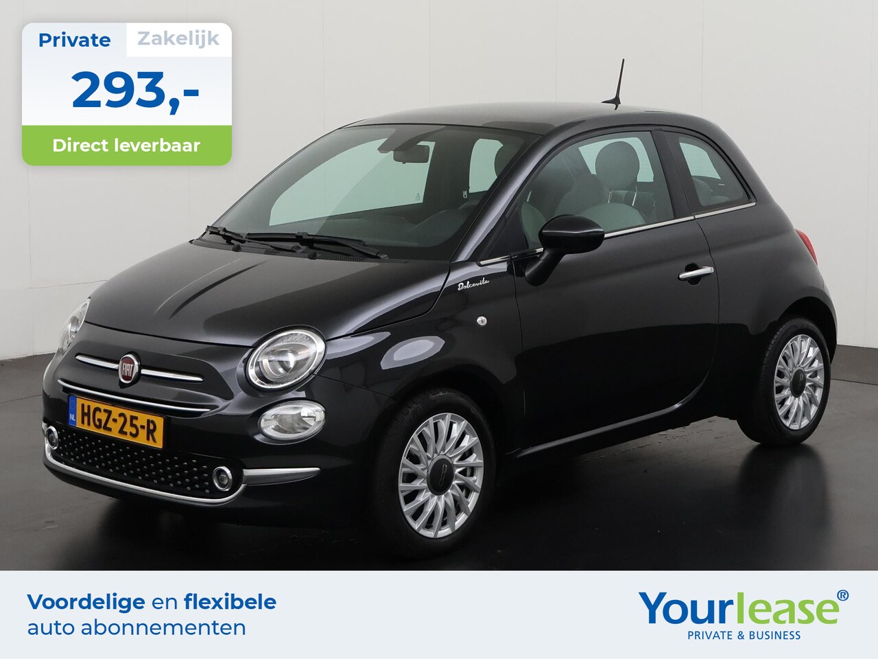 Fiat 500 - 1.0 Hybrid Dolcevita | All-in 293,- Private Lease | Zondag Open! - AutoWereld.nl