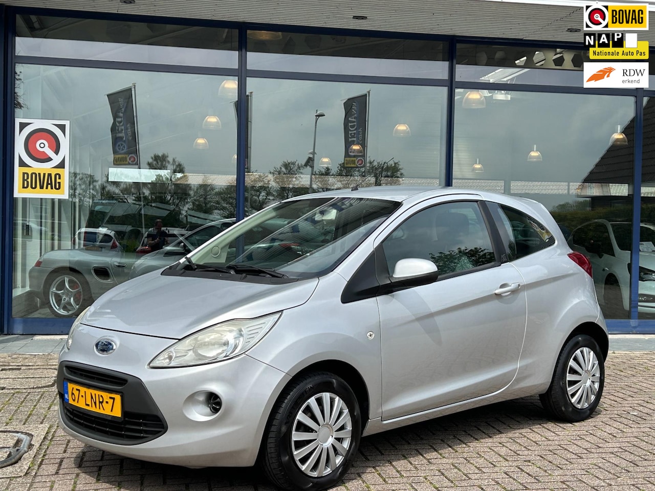 Ford Ka - 1.2 Cool&Sound Airco Elek.Pakket Radio-CD Isofix Airbags NAP NL-Auto Nieuwe APK Dealeronde - AutoWereld.nl