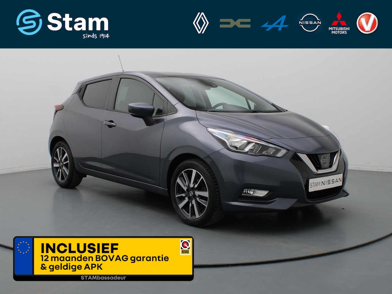 Nissan Micra - 90pk IG-T N-Connecta Climate | Cruise | Keyless | Navi | 16" Velgen - AutoWereld.nl