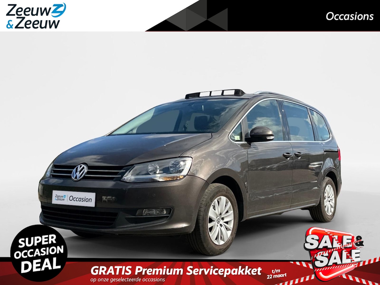 Volkswagen Sharan - 1.4 TSI Comfortline Edition 7p. Parkeersensoren voor + achter | Elektrisch panorama dak | - AutoWereld.nl