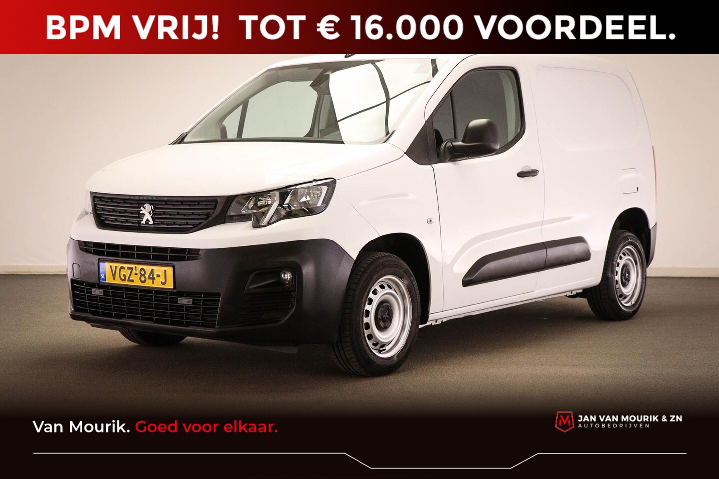 Peugeot Partner - 1.5 BlueHDI Premium | AIRCO | CRUISE | APPLE | PDC | TREKHAAK | GROOT SCHERM - AutoWereld.nl