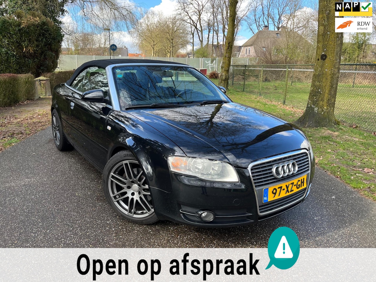 Audi A4 Cabriolet - 1.8 Turbo Pro Line | Cabriolet | Rijk uitgerust | CLIMA CRUISE LEDER STOELVERW. - AutoWereld.nl