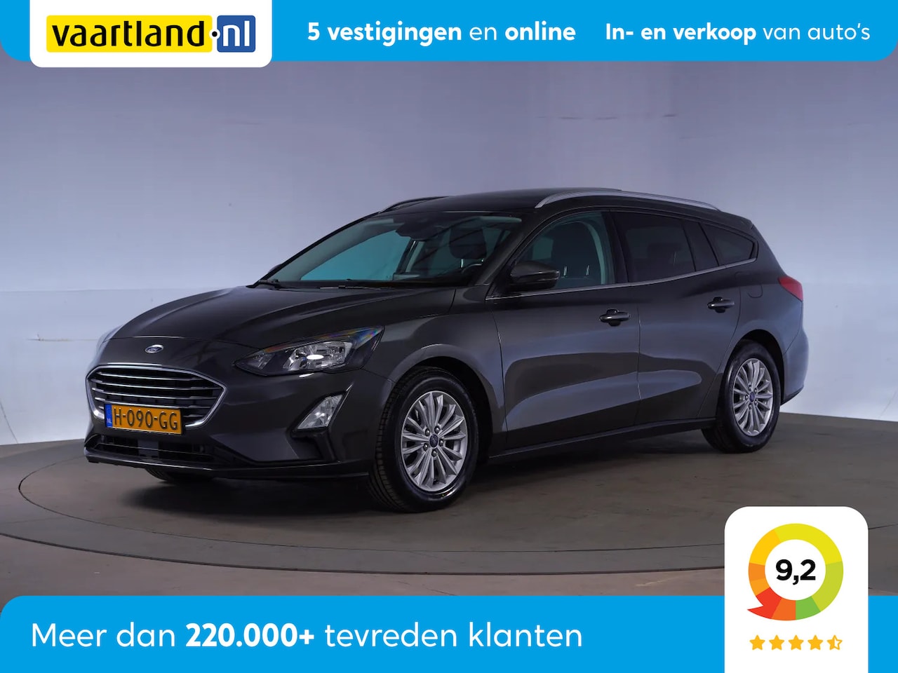 Ford Focus Wagon - 1.0 EcoBoost Titanium Business [ Panorama Navi Stoel-&Stuurverwarming ] - AutoWereld.nl