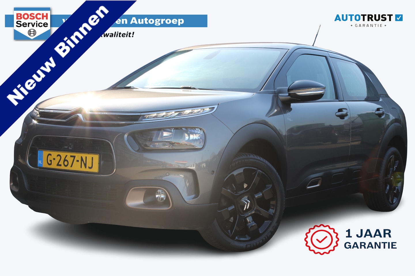 Citroën C4 Cactus - 1.2 PureTech Origins | incl. 12 maanden garantie | Trekhaak | Keyless entry + start | Crui - AutoWereld.nl