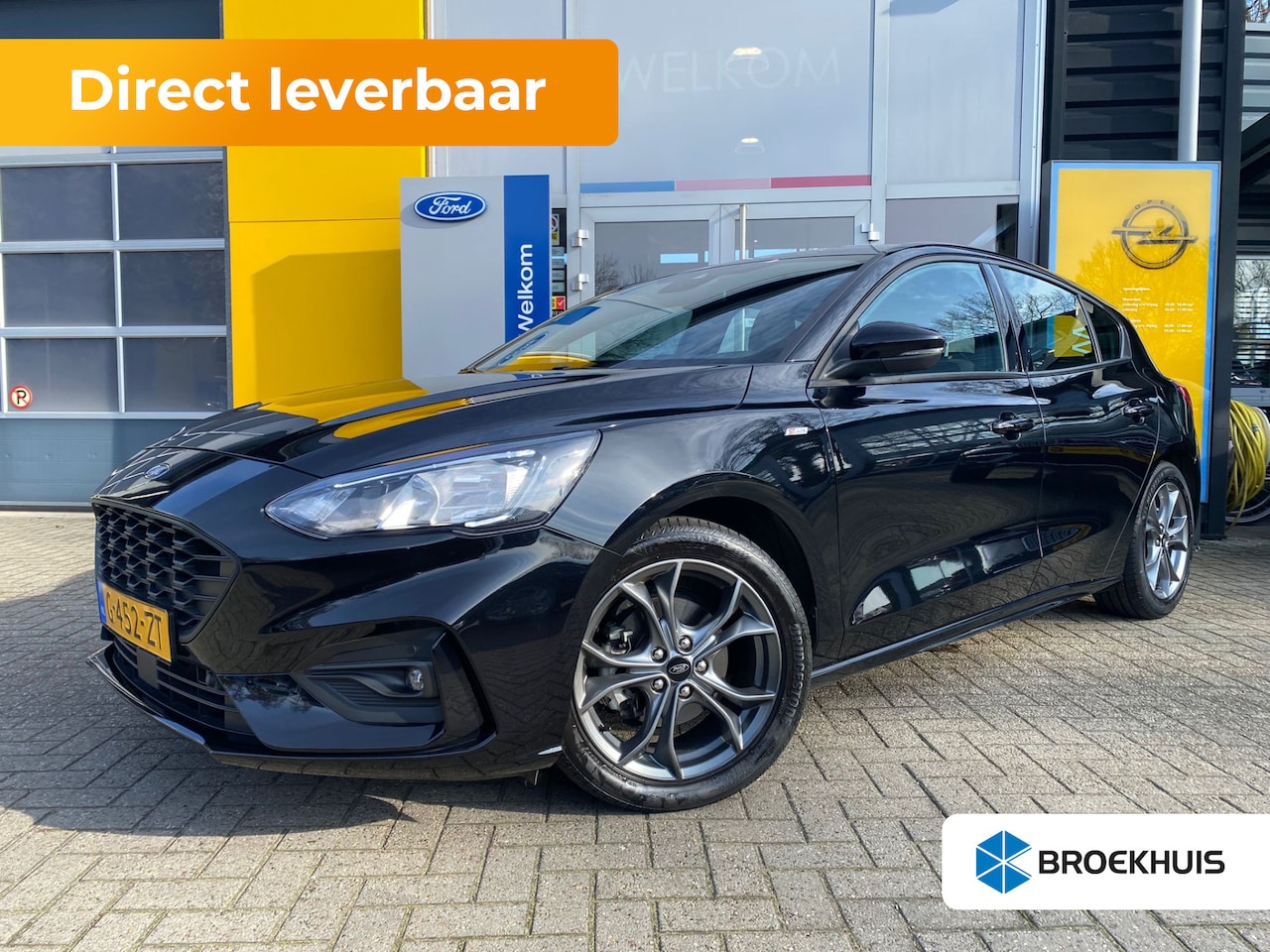 Ford Focus - 1.0 125PK EcoBoost ST Line | NAVIGATIE| CRUISE CONTROL| AIRCO| PARKEERSENSOREN| DAB| - AutoWereld.nl