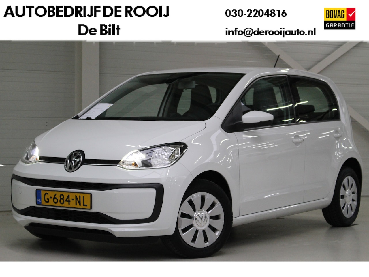 Volkswagen Up! - 1.0 BMT move up! Airconditioning | DAB radio | El. raambediening | El spiegelverstelling - AutoWereld.nl