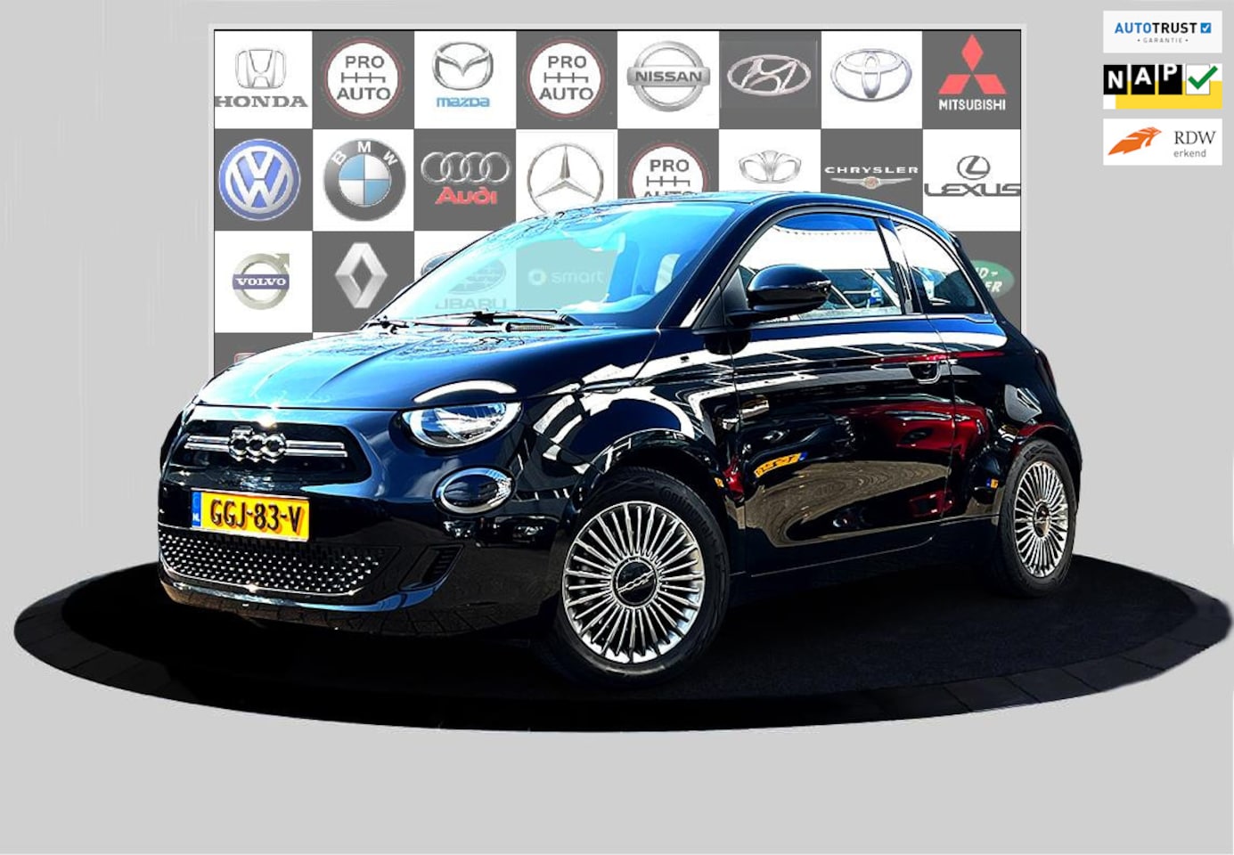 Fiat 500 - Icon 42 kWh zeer nette auto met fabriek garantie - AutoWereld.nl