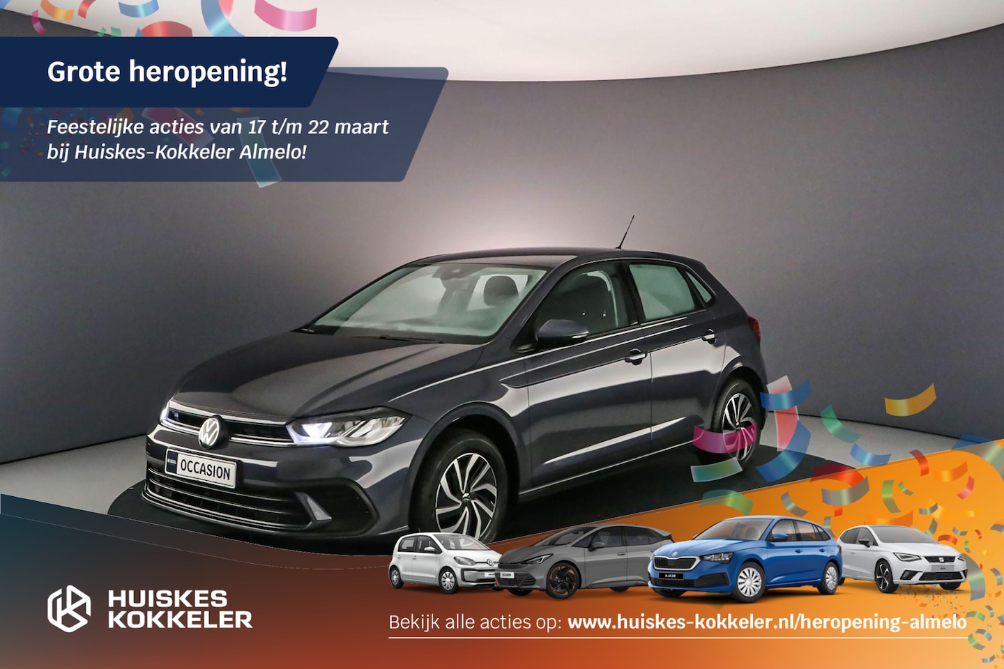 Volkswagen Polo - Life 1.0 TSI 95pk Adaptive cruise control, LED koplampen, Airco, DAB, Radio, App connect, - AutoWereld.nl