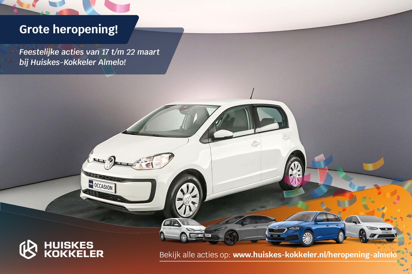 Volkswagen Up! - Move up 1.0 MPI 65pk Airco, DAB, Radio, Bluetooth, Elektrische ramen voor, LED dagrijverli - AutoWereld.nl