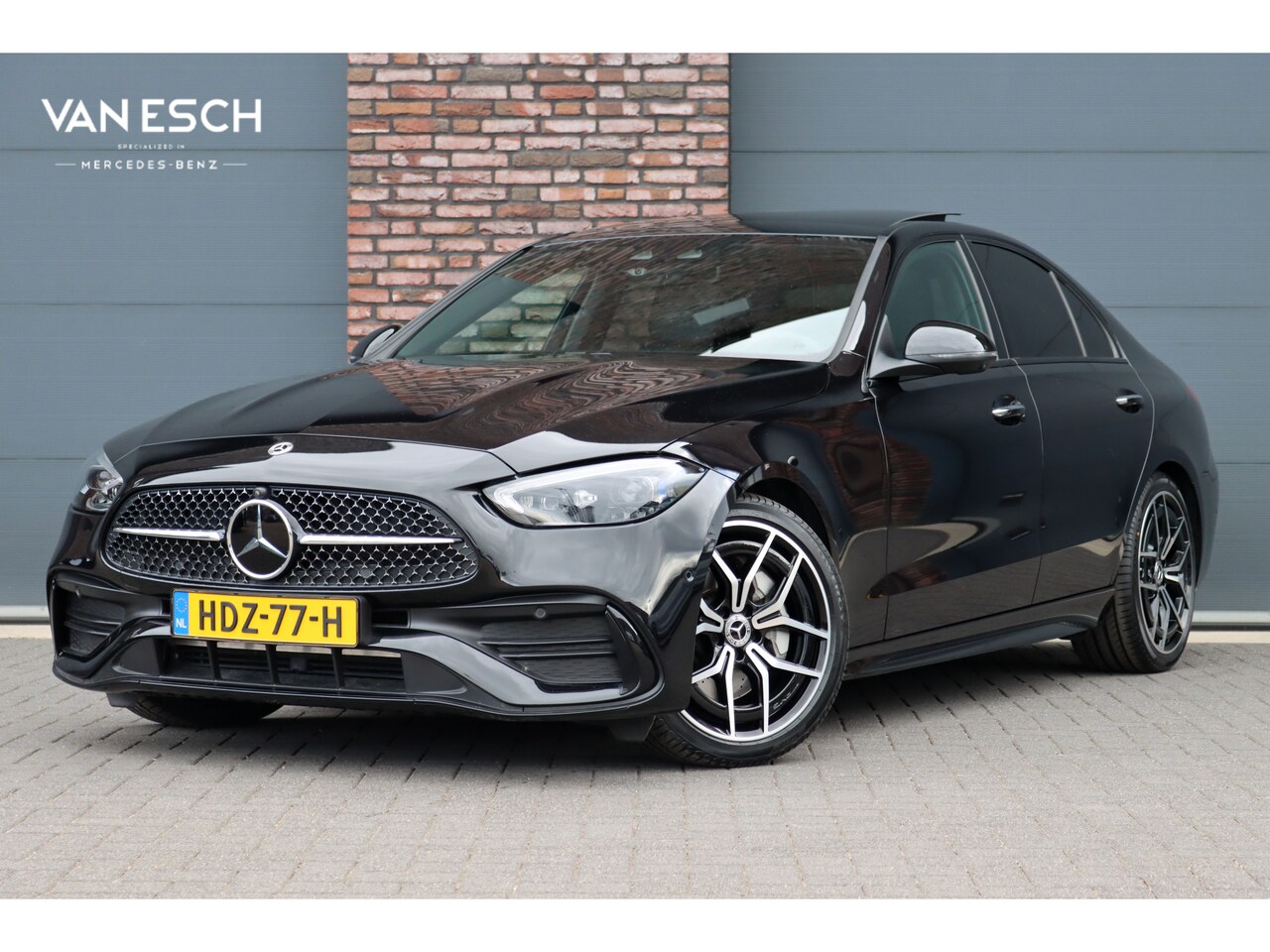 Mercedes-Benz C-klasse - 300 4MATIC AMG Line Aut9 | Panoramadak | Distronic+ | Digital Light | Burmester | Trekhaak - AutoWereld.nl