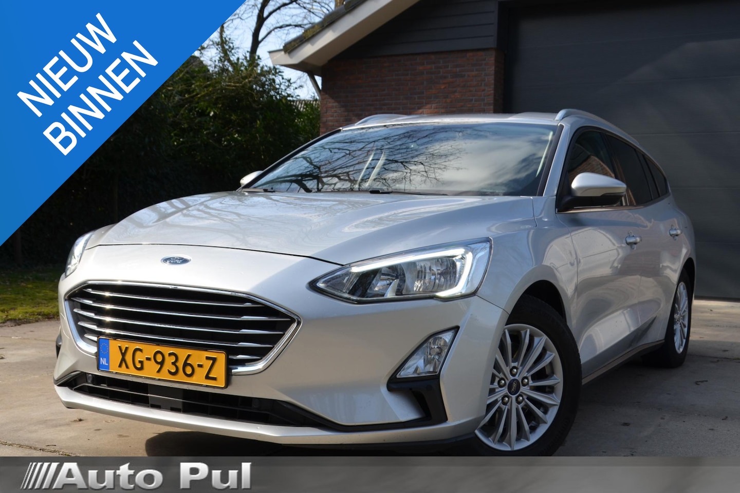 Ford Focus Wagon - 1.0 EcoBoost Titanium Business Navi/Pdc/Ecc/Led/Stoel Stuur & ruitverwarming/Cr-Controle/P - AutoWereld.nl